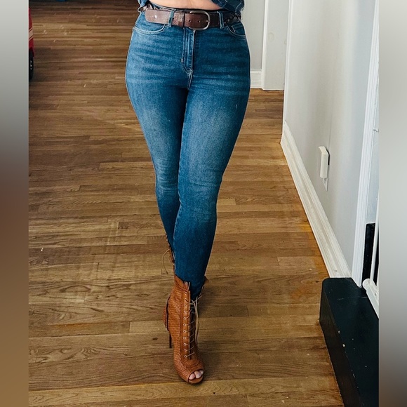 Sergio Rossi Lara Croft Peeptoe Bootie - Picture 10 of 10